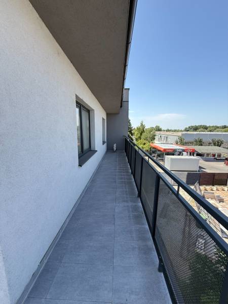 Balcony in a 2-room apartment on Pezinská Street in Malacky.