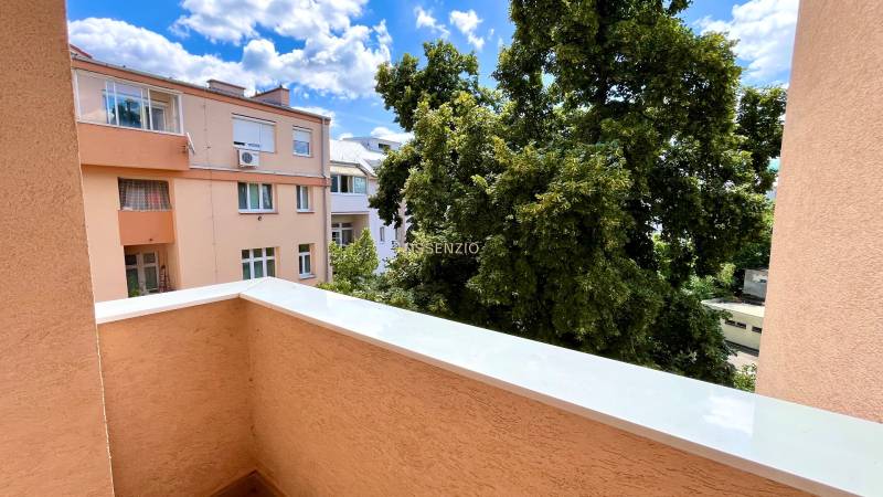 View from a 2-room apartment on Šancová Street in Bratislava - Nové Mesto.