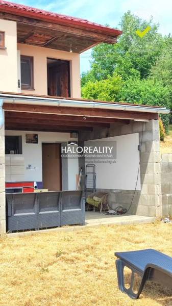 Garden house with an open terrace in the gardens of the city of Lučenec.