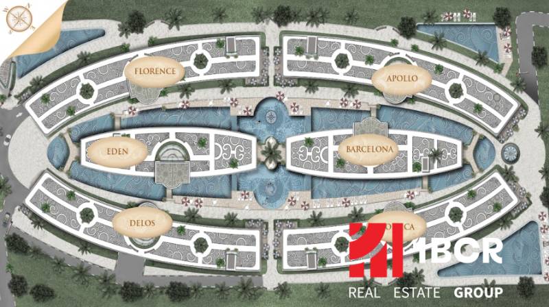 A plan for building apartments with modern complexes of various names in Pattaya.