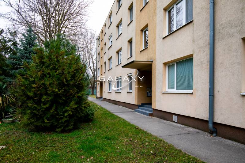 On Boriny Street, there is an apartment building surrounded by greenery, ideal for a 3-room apartment.