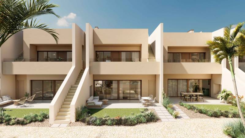 Roda offers spacious 4-room apartments with a garden and terrace.