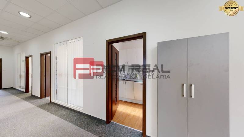 Office spaces with entrance doors and lighting, Prorom Real.