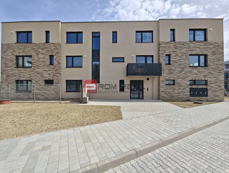 Apartment building on Pezinok Street in Pezinok offering 2-bedroom apartments with a different facade.