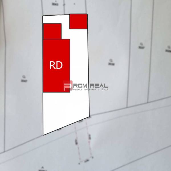 Plot plan on Holubyho Street in Pezinok for plots - residential.