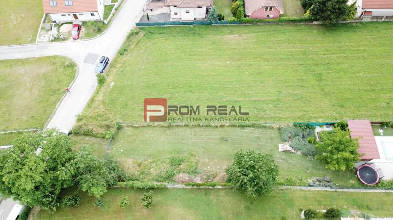 Aerial view of residential land in Marianka on Na Tálkoch Street.