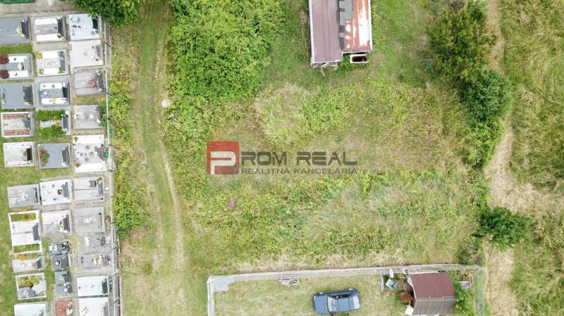 Aerial view of properties - living next to the cemetery in Marianka, Na Tálkoch.