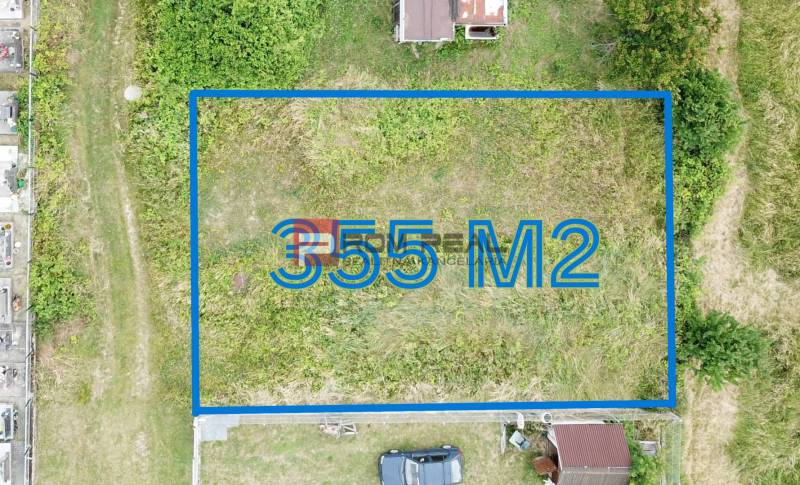 Aerial view of the property - residential area in Marianka on Na Tálkoch street, area of 355 m2.