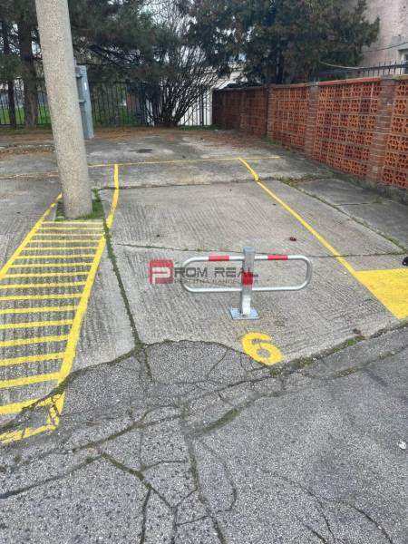 Parking space with a metal post, Garages, Púchovská, Bratislava III.