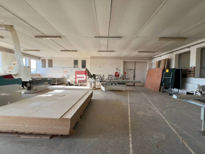 Production premises with equipment for woodworking, suitable for craft activities.