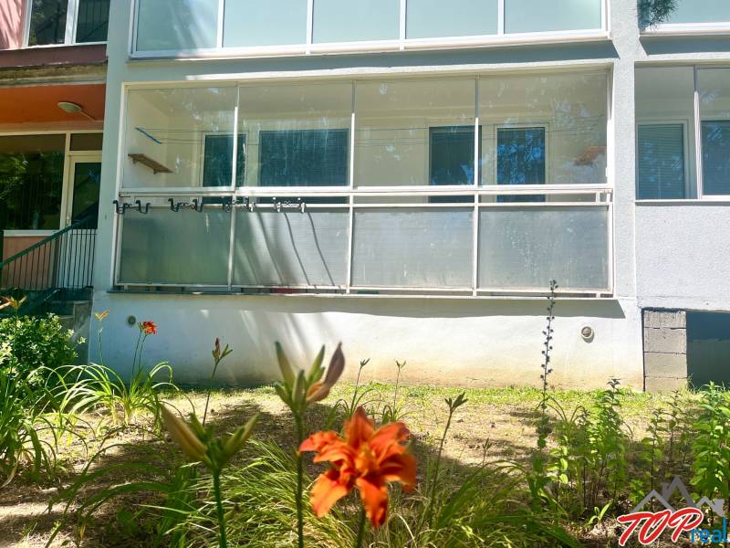 Balcony in the city of Košice, Staré Mesto district, on Kapitána Nálepku Street.