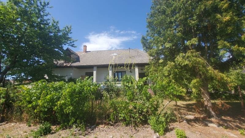 A family house on Mostová Street in Sečovce is surrounded by greenery and trees.