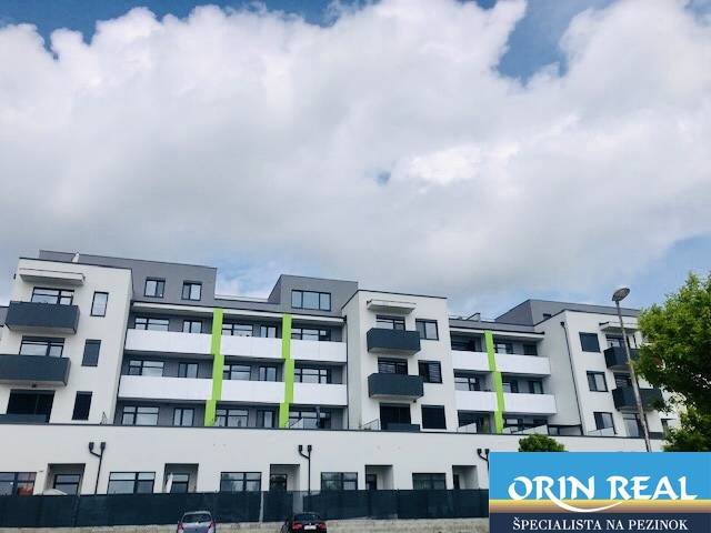 Apartment building on Suvorovova Street in Pezinok, offering 3-room apartments.