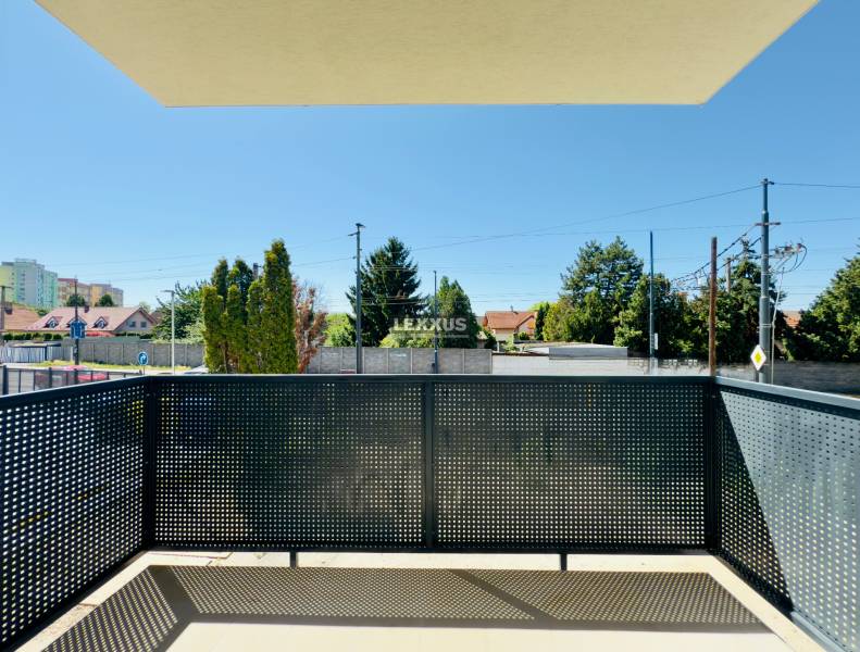 Balcony in a 2-room apartment on Geologická Street in Bratislava - Podunajské Biskupice.