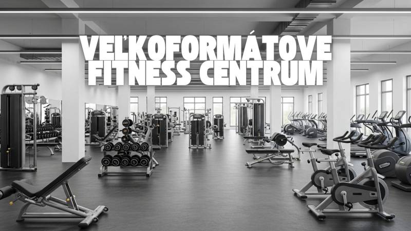 A gym full of exercise machines and equipment in commercial premises.