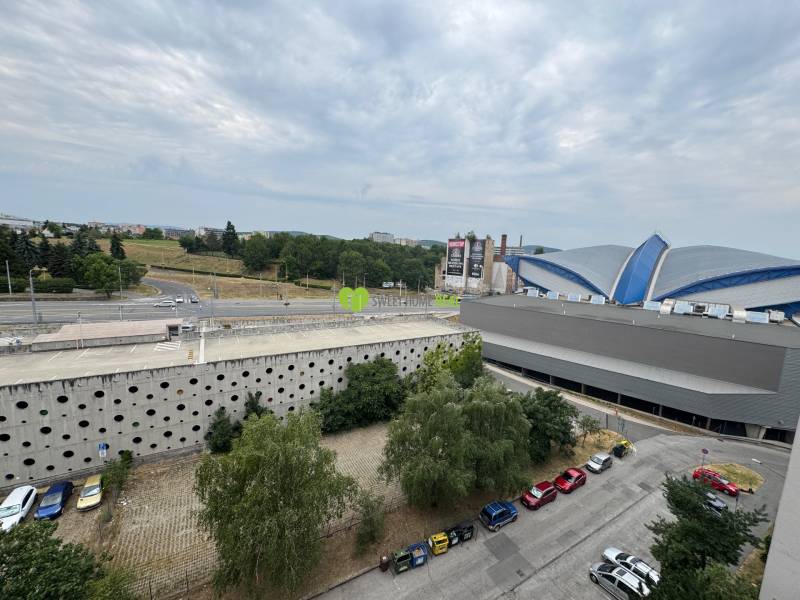 View from a 3-room apartment in a housing estate in Košice - Juh district.