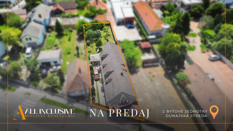 Family house on Gyula Szabó in Dunajská Streda with two residential units for sale.