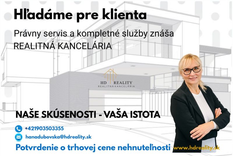 Real estate agency advertisement offering legal services, contact, property price confirmation.