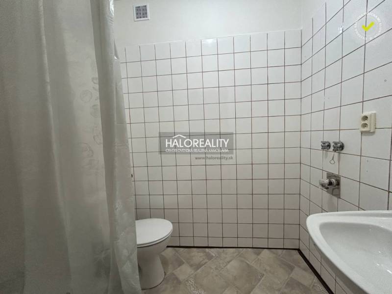 Shower corner and toilet in a studio apartment; functionality, tiles, light colors.