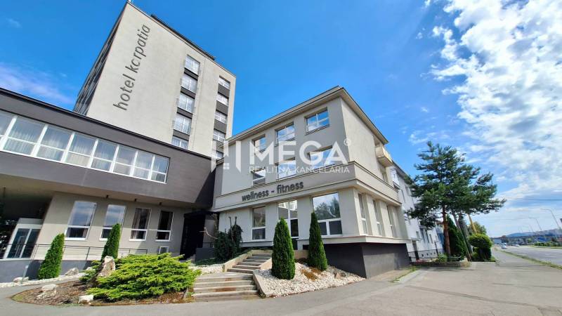 Hotel on Čsl. Armády in Humenné with fitness and wellness center.
