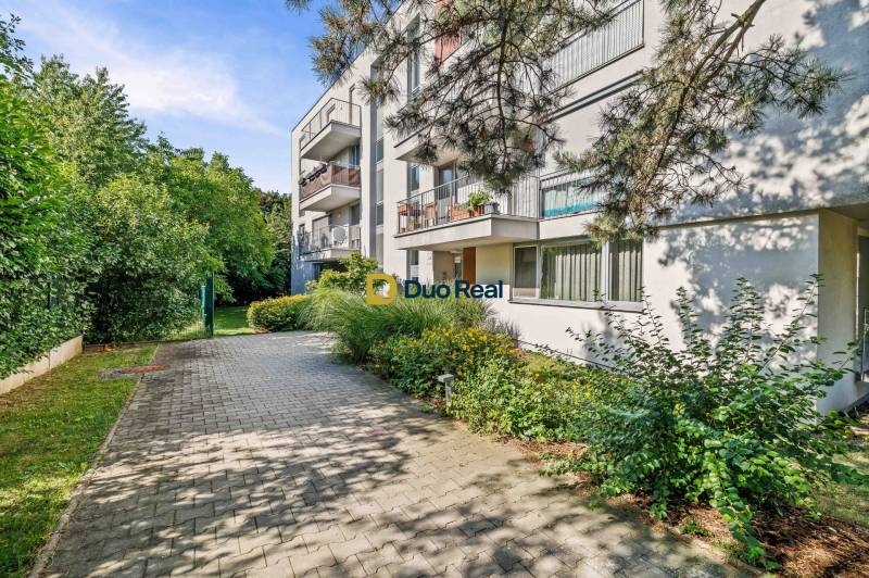 An apartment building surrounded by greenery on Martina Granca in Bratislava - Dúbravka, with terraces.