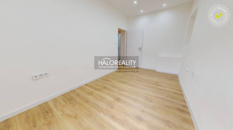 Empty room with wooden floor and white walls in offices.