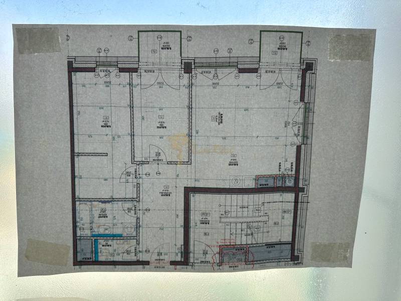 Proposal for a 3-room apartment on Bottova Street focusing on the layout of the rooms.