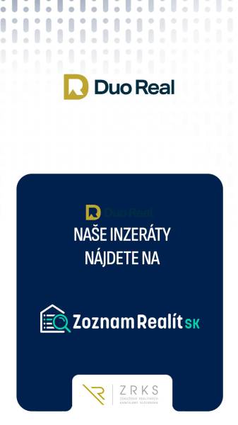 Real estate agency Duo Real advertisement on the Zoznam Realít website.