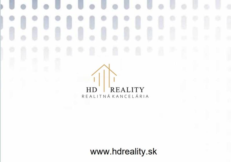 Real estate agency logo HD Reality, with the website address www.hdreality.sk.