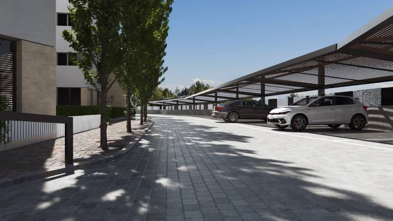 Parking at a 3-bedroom apartment on Santa Rosalia Lake Street in Torre Pacheco.