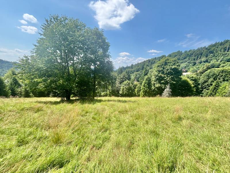 Beautiful green plot in Oščadnica at Dedovka suitable for living, surrounded by nature.