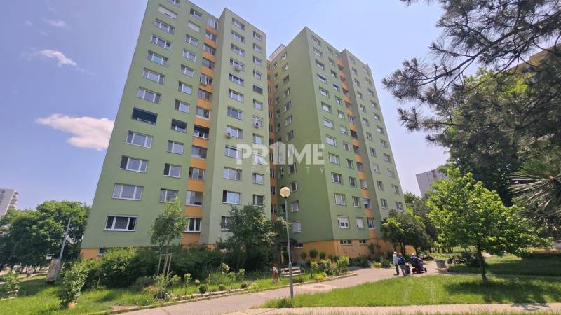 Apartment building on Osuského Street in the Petržalka district of Bratislava.
