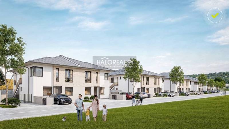 New development in Lužianky with 3-room apartments, the surrounding environment is green and peaceful.