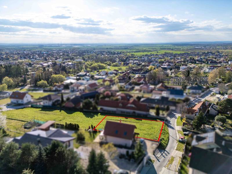 On Štúrova Street, there are plots for residential living in a peaceful rural environment.