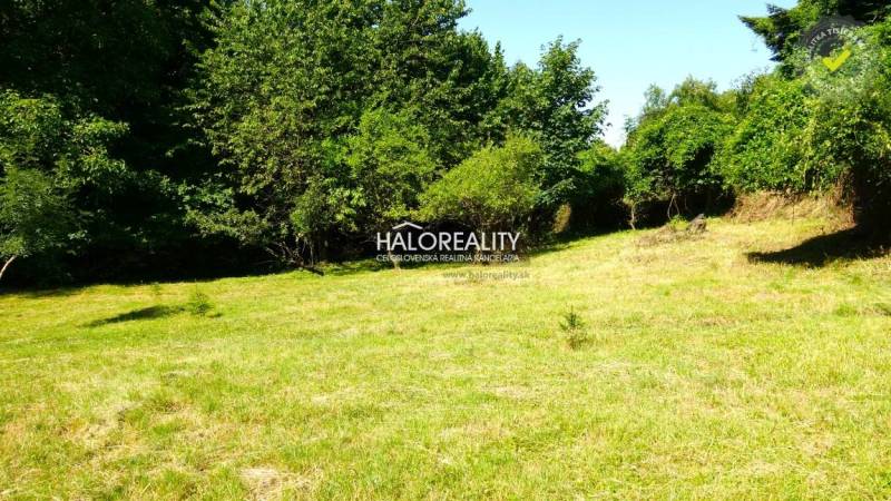 Lands - housing in Pernek, forested area and grassy meadow.