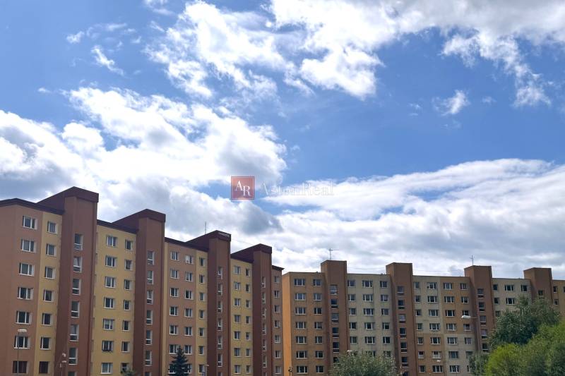 Apartment building in Tvrdošín on Západ Street, suitable for a 2-room apartment with a view.