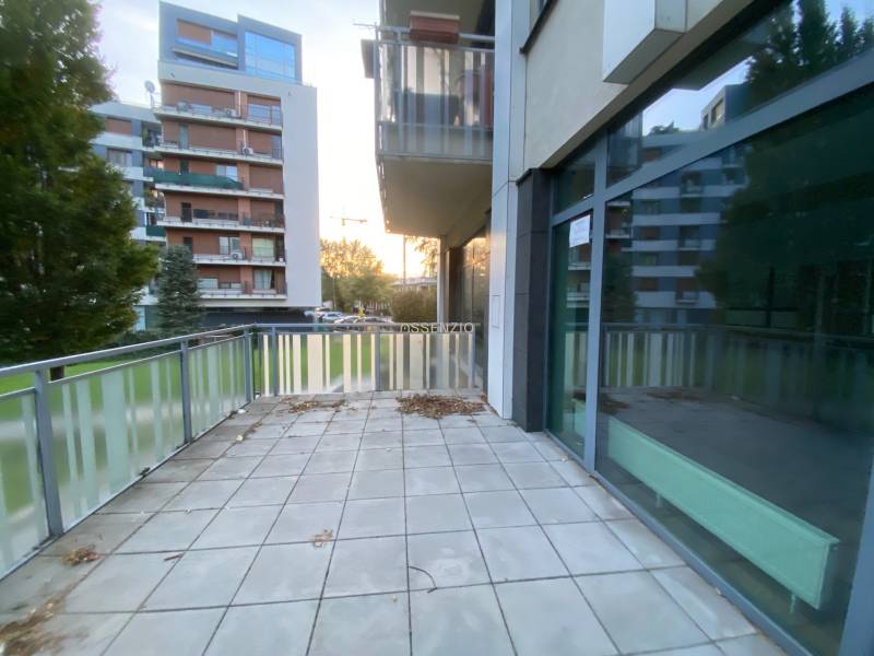 Terrace at commercial premises on Prešovská Street in Bratislava - Ružinov.