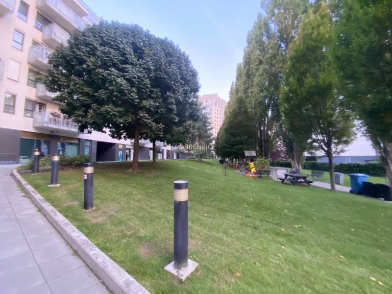 A building surrounded by greenery with balconies on Prešovská Street in Bratislava - Ružinov.