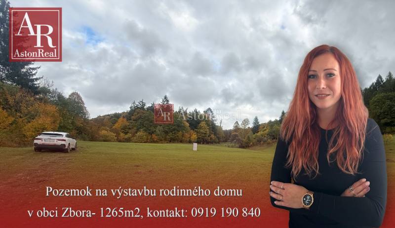 Plots - housing in Zbor near Púchov, with a spacious grassy plot.