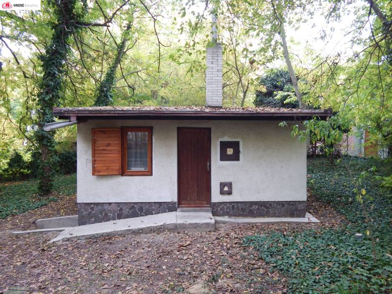A cottage in Radvani nad Dunajom surrounded by forest and greenery.