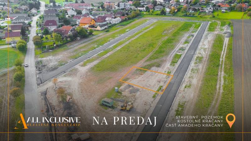 Plots - housing in Amadeho Kračany in Kostolné Kračany, suitable for building a house.