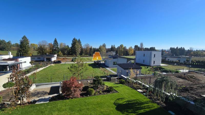 A peaceful residential area in Kováčová, designated for living with modern family houses.