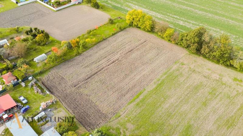 Aerial view of a plot in Blahová suitable for living, surrounded by greenery.
