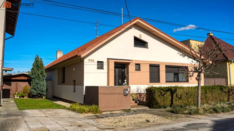 A family house on Južná Street in Veľké Orvište with a garden and a simple facade.