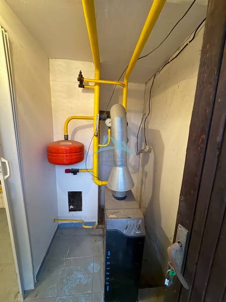 Heating with a boiler and piping in a family house, Plášťovce.