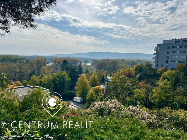 View from the plots on Hany Meličkovej Street in Bratislava - Karlova Ves, suitable for living.