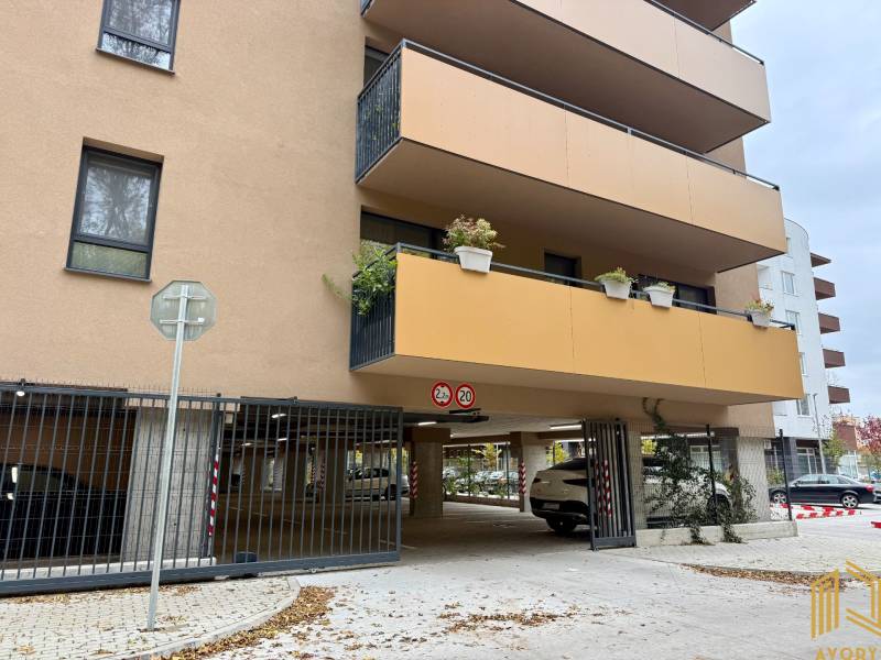 Apartment building with parking on Sadová Street in Senica.
