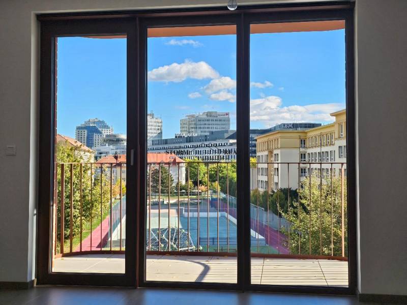 View from a 1-bedroom apartment on Košická Street in Bratislava - Ružinov.