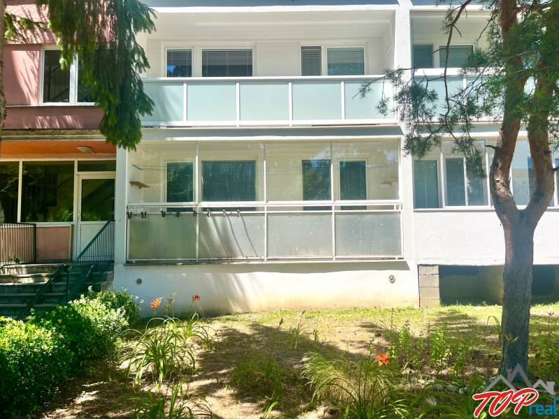 Exterior of an apartment building on Kapitána Nálepku, Košice - Staré Mesto district with a balcony.