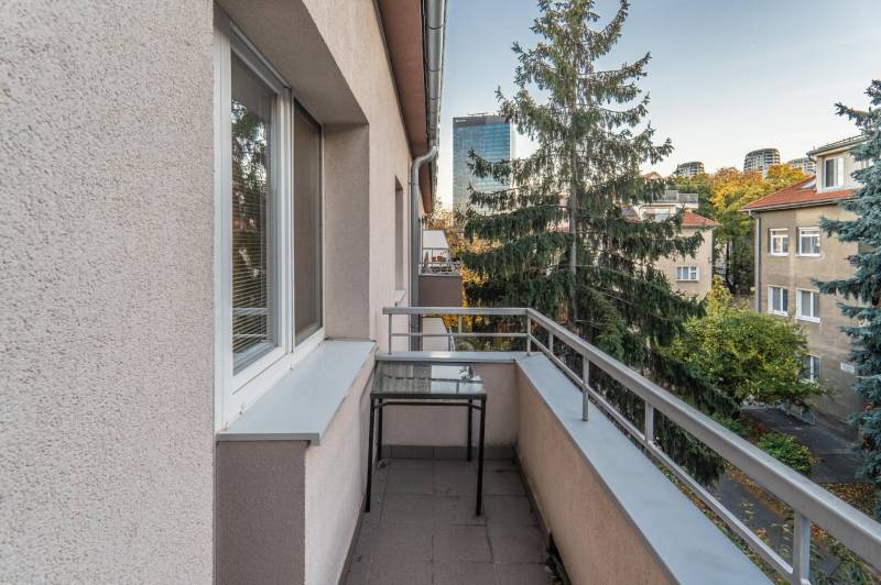 Balcony in a 3-room apartment on Pavlovova Street in Bratislava - Ružinov.